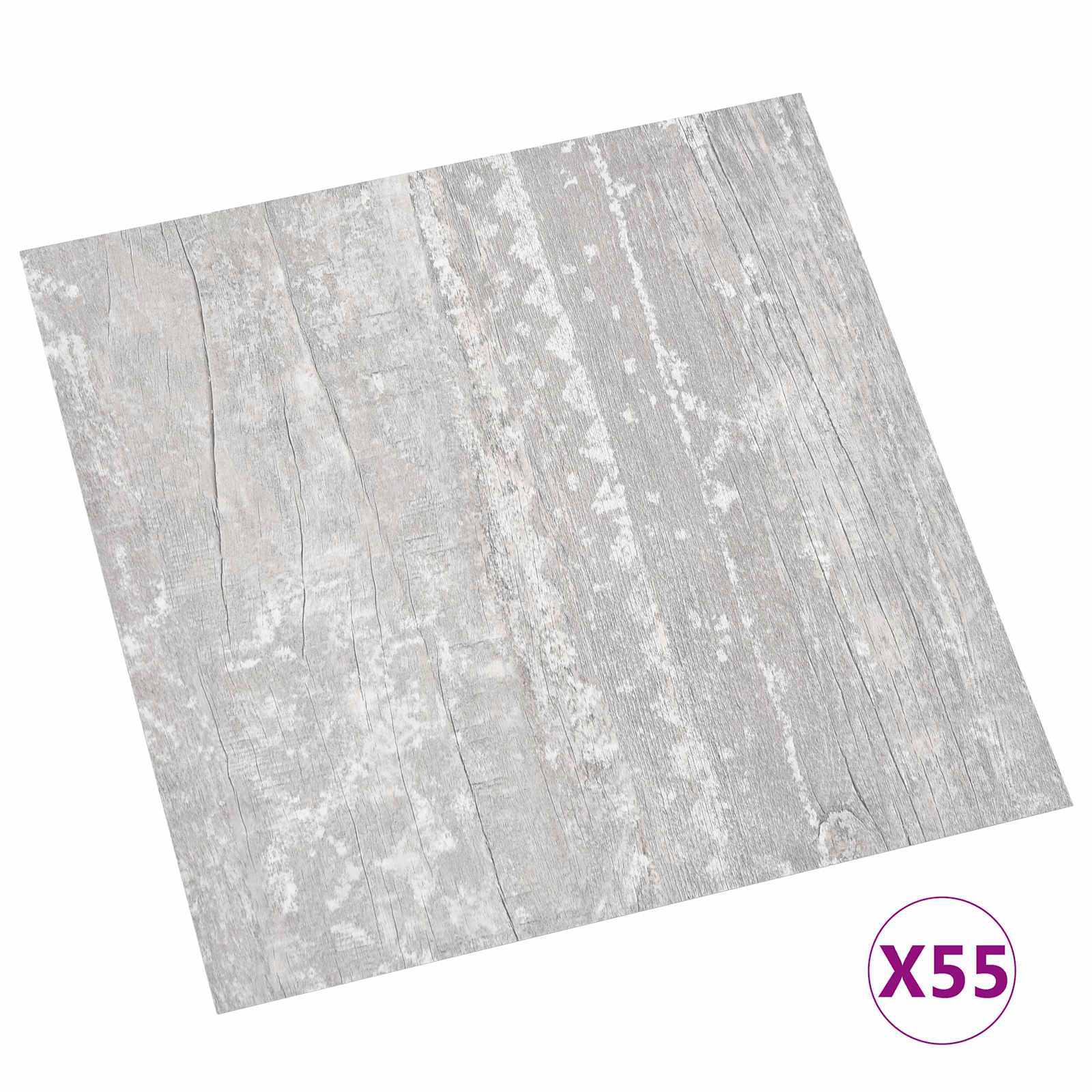 Tavole per Pavimenti 55 pcs Grigio 5,11 m² PVC 42046347