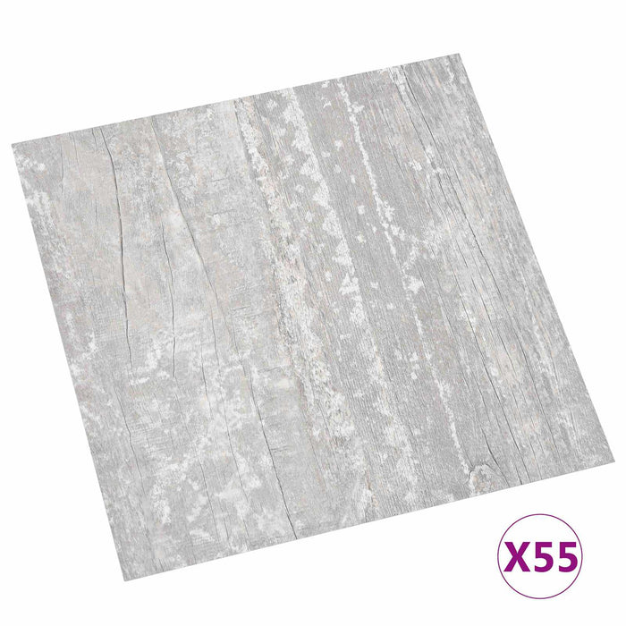 Tavole per Pavimenti 55 pcs Grigio 5,11 m² PVC 42046347