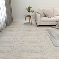 Listoni per Pavimenti Autoadesivi 55 pz in PVC 5,11 mÂ² Beige cod mxl 45262