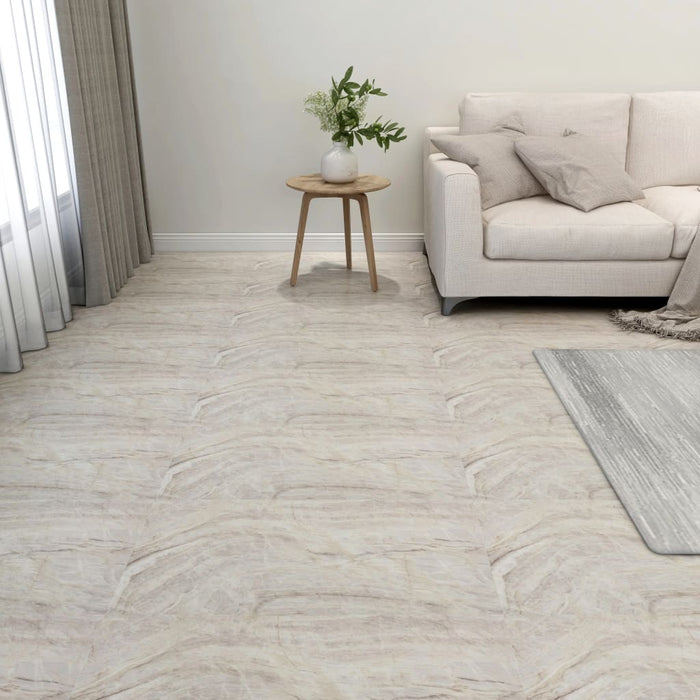 Listoni per Pavimenti Autoadesivi 55 pz in PVC 5,11 mÂ² Beige cod mxl 45262