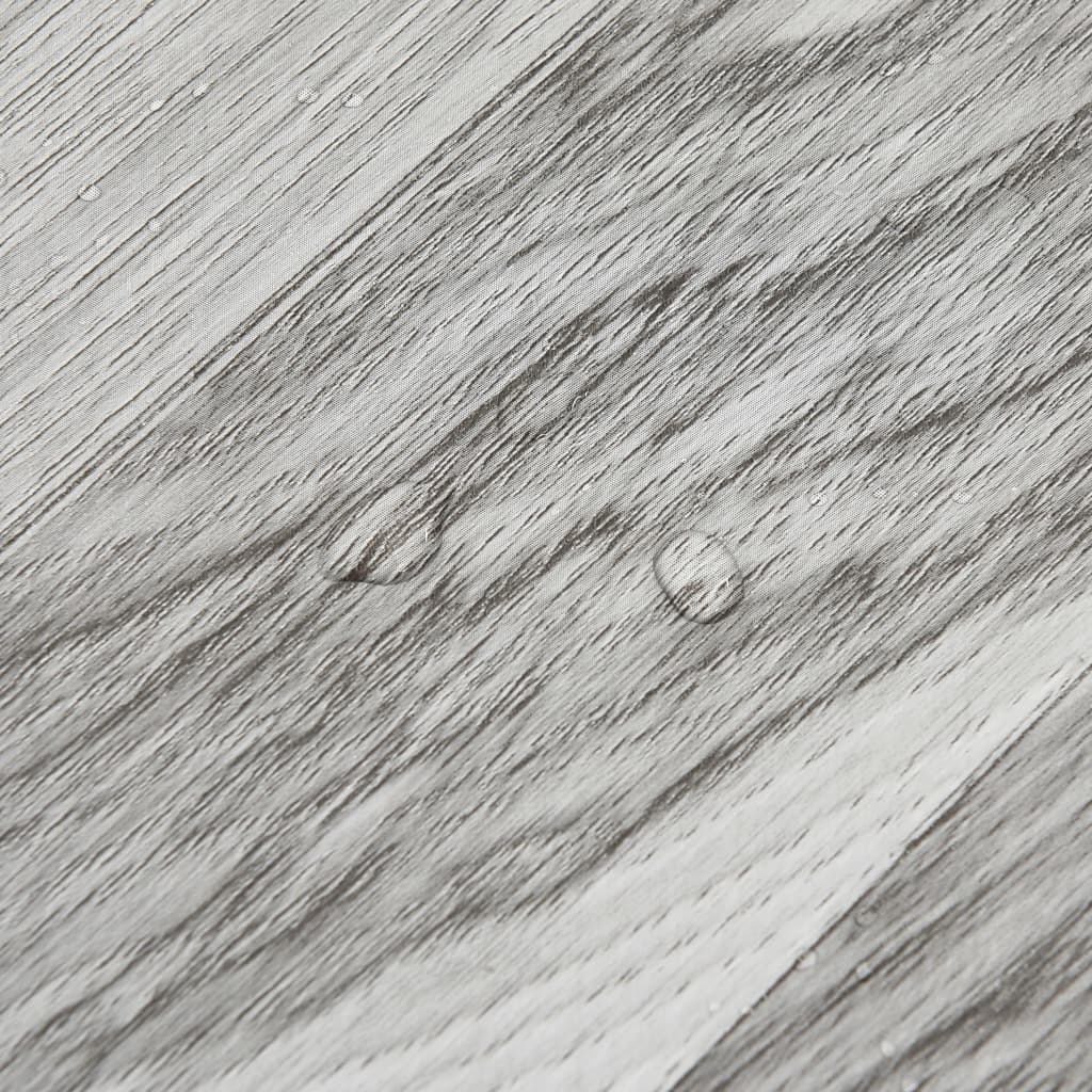 Listoni Pavimenti Autoadesivi 55 pz in PVC 5,11 mÂ² Grigi Rigati cod mxl 52548