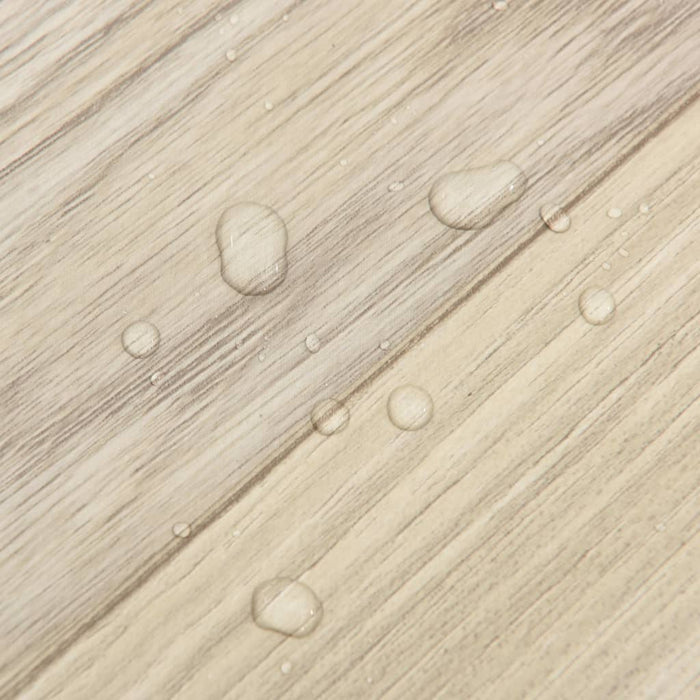 Listoni Pavimenti Autoadesivi 55 pz in PVC 5,11 mÂ² Beige Rigati cod mxl 70080