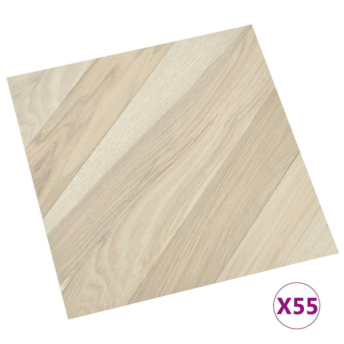 Tavole per Pavimenti 55 pcs Beige 5,11 m² PVC 42046353
