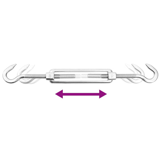 Set Accessori per Vela Parasole 9 pz in Acciaio Inossidabile 310248