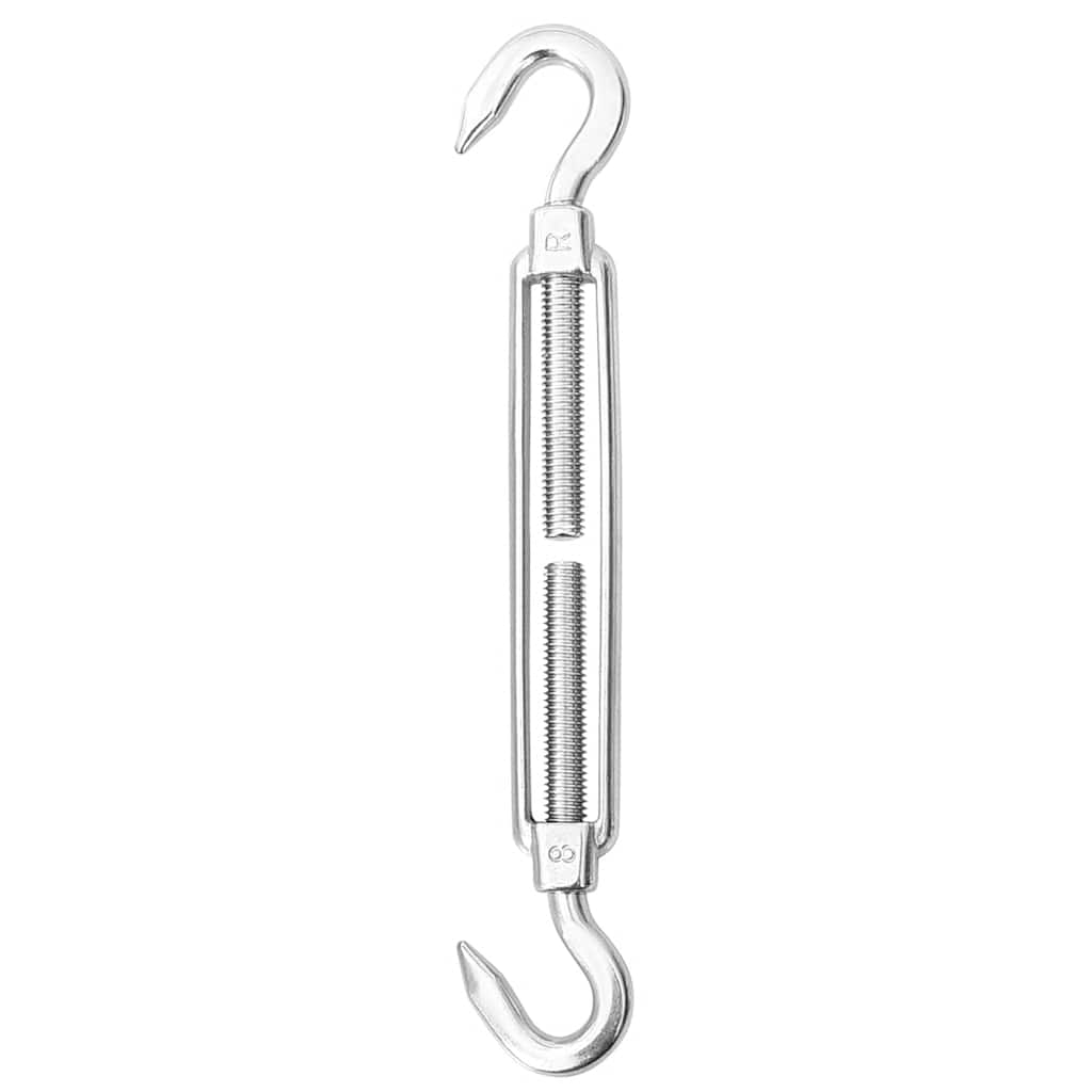 Set Accessori per Vela Parasole 9 pz in Acciaio Inossidabile 310248