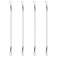 Corde con Moschettone 4 pz Gomma 310252