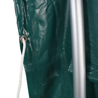 Tenda per Bestiame in PVC 3,7x3,7 m Verde