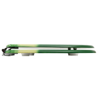 Set di due sedili copriwater con coperchi a goccia in MDF verde 02_0002975