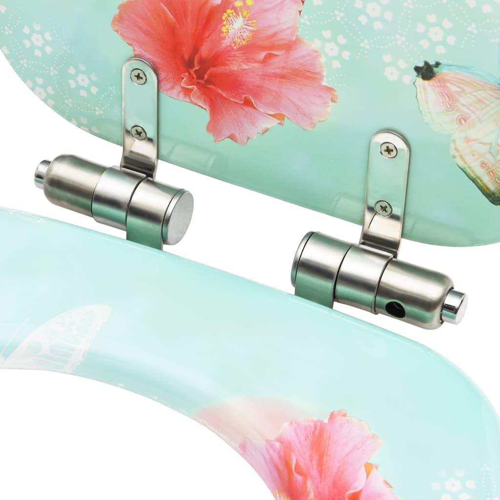 Copriwater 2 pz con Chiusura Ammortizzata in MDF Fenitcottero 3056411