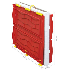 Area giochi pieghevole con porta e finestre funzionali 96 x 61 x 115 cm 02_0005103