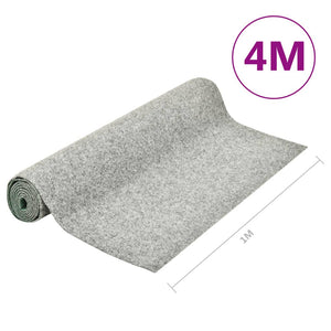 Erba Artificiale con Tacchetti 4x1 m Grigia 147627