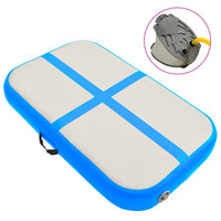 Tappetino Ginnastica Gonfiabile con Pompa 60x100x15 cm PVC Blucod mxl 106993