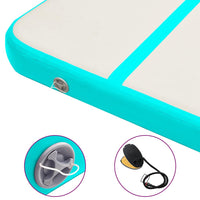 Tappetino Ginnastica Gonfiabile e Pompa 300x100x15 cm PVC Verde cod mxl 67730