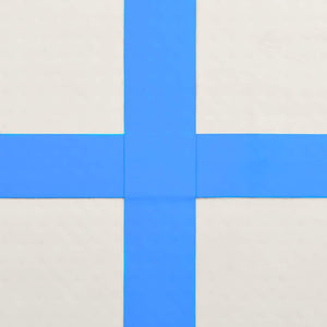 Tappetino Ginnastica Gonfiabile con Pompa 300x100x20cm PVC Blu cod mxl 73786