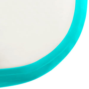 Tappetino Ginnastica Gonfiabile e Pompa 800x100x20cm PVC Verde 92693