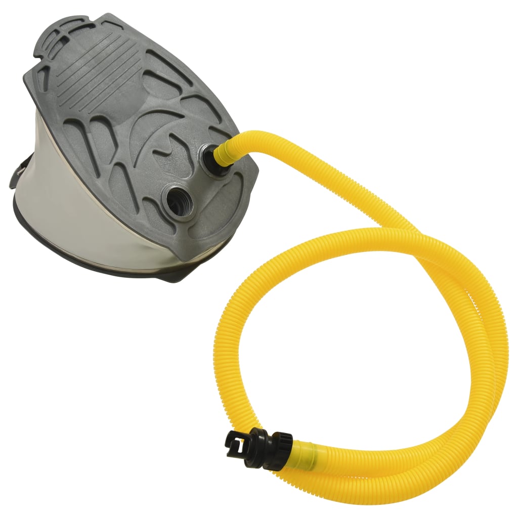 Tappetino Ginnastica Gonfiabile con Pompa 100x100x10cm PVC Blu 92704