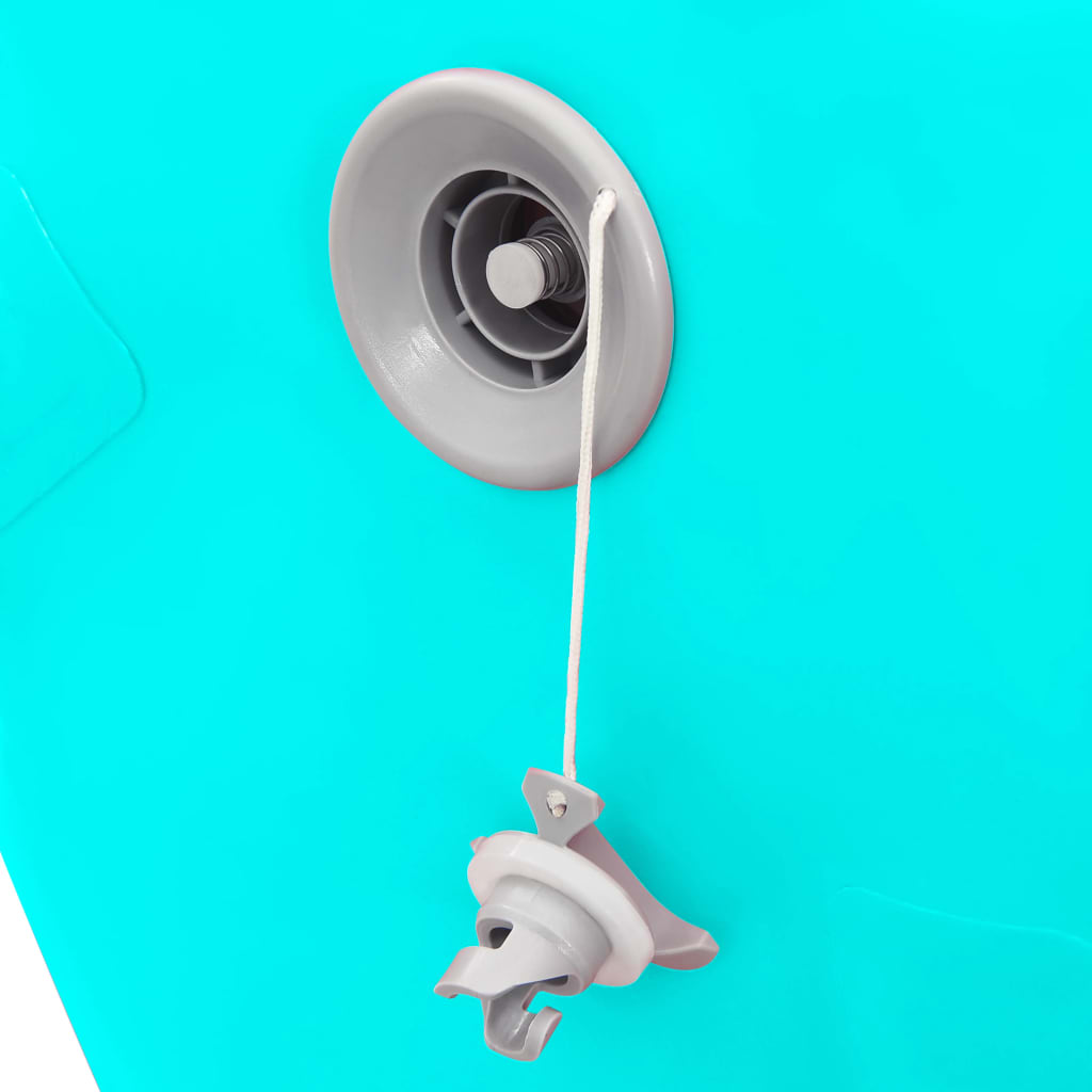 Rullo da Ginnastica Gonfiabile con Pompa 100x60 cm in PVC Verde