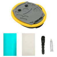 Rullo da Ginnastica Gonfiabile con Pompa 100x60 cm in PVC Verde