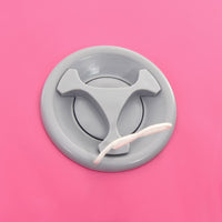 Rullo da Ginnastica Gonfiabile con Pompa 120x75 cm in PVC Rosa 92715