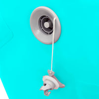 Rullo da Ginnastica Gonfiabile con Pompa 120x75 cm in PVC Verde