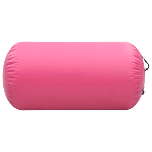 Rotolo da Ginnastica Gonfiabile con Pompa 120x90 cm in PVC Rosa 92718