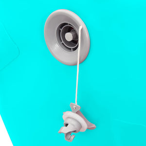 Rotolo da Ginnastica Gonfiabile con Pompa 120x90cm in PVC Verde 92719