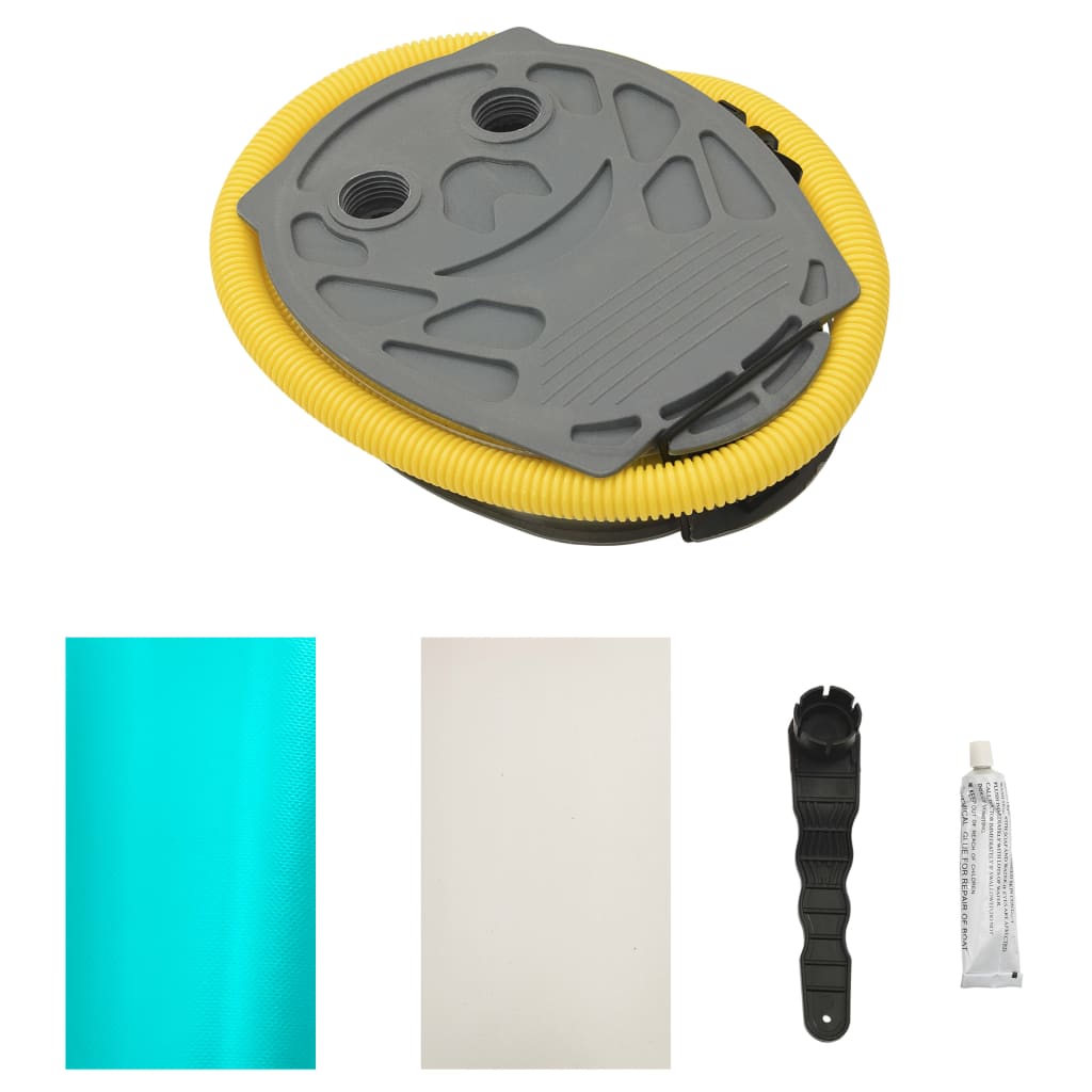 Rotolo da Ginnastica Gonfiabile con Pompa 120x90cm in PVC Verde