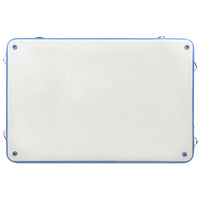 Tappeto Galleggiante Gonfiabile Blu e Bianco 300x150x15 cm cod mxl 54871