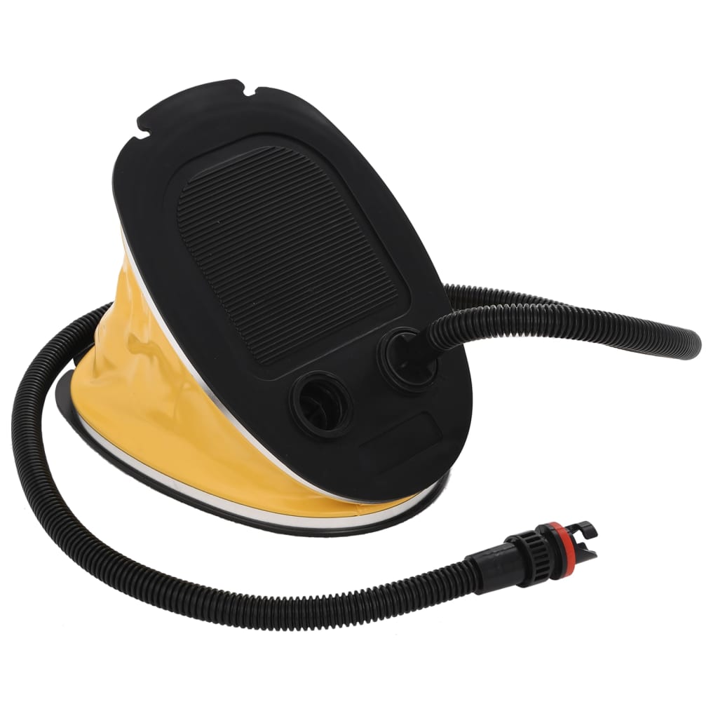 Pompa a Pedale 21x29,5 cm PP e PE Grigia e Gialla