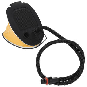 Pompa a Pedale 21x29,5 cm PP e PE Grigia e Gialla