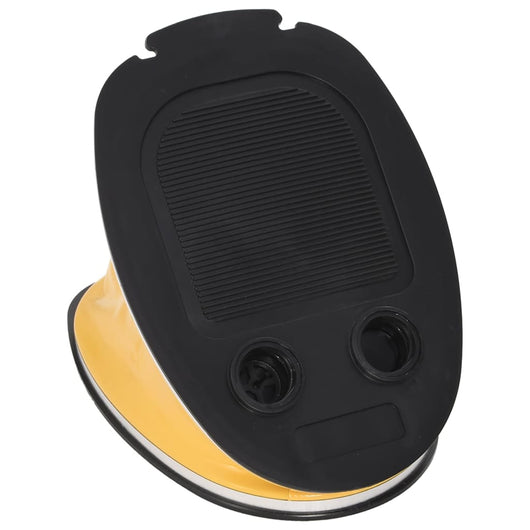 Pompa a Pedale 26x18 cm in PP e PE Grigia e Gialla 92726