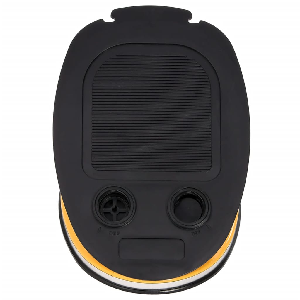 Pompa a Pedale 21x29,5 cm PP e PE Grigia e Gialla