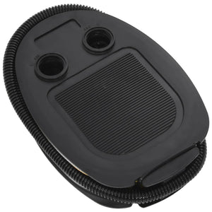 Pompa a Pedale 21x29,5 cm PP e PE Grigia e Gialla