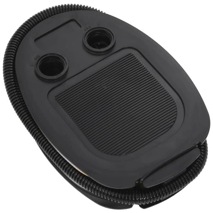 Pompa a Pedale 21x29,5 cm PP e PE Grigia e Gialla