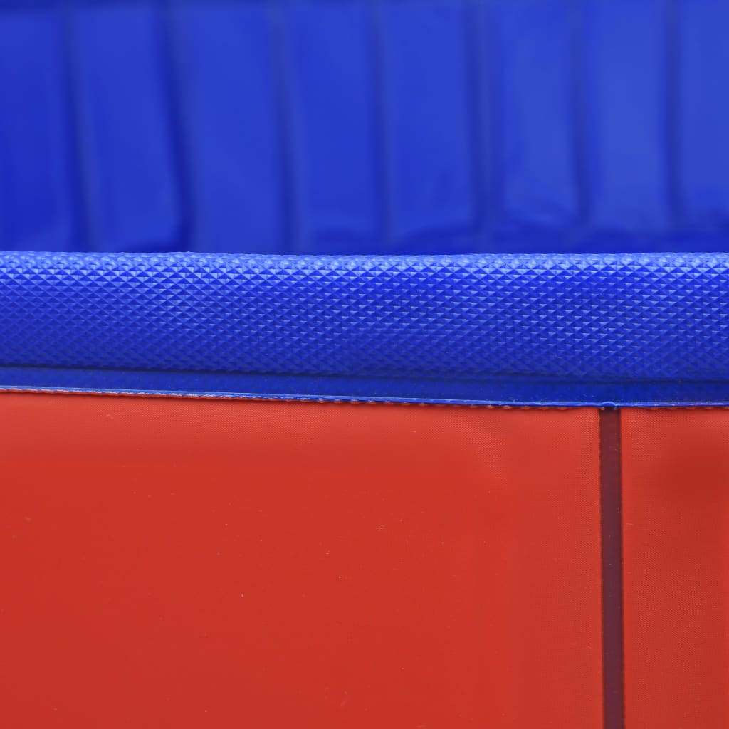 Piscina per Cani Pieghevole Rossa 200x30 cm in PVC 92600