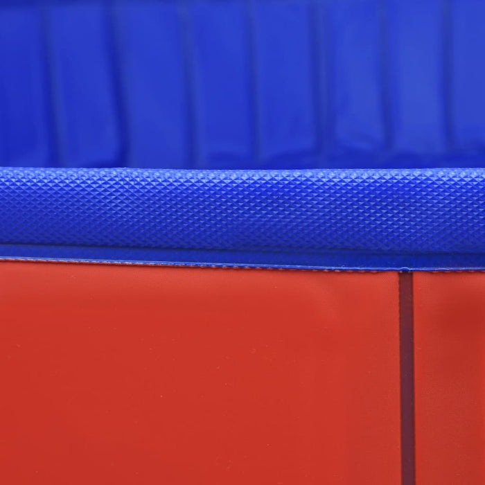 Piscina per Cani Pieghevole Rossa 300x40 cm in PVC 92601