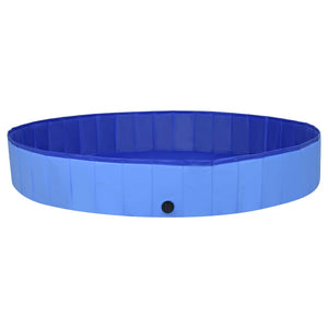Piscina per Cani Pieghevole Blu 200x30 cm in PVC 92602