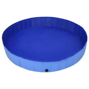 Piscina per Cani Pieghevole Blu 200x30 cm in PVC cod mxl 69036