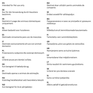 Piscina per Cani Pieghevole Blu 300x40 cm in PVC 92603