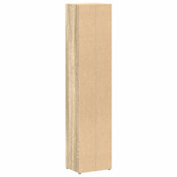 vidaXL Mobili Porta CD 2pz Rovere Sonoma 21x16x93,5 Legno Multistrato