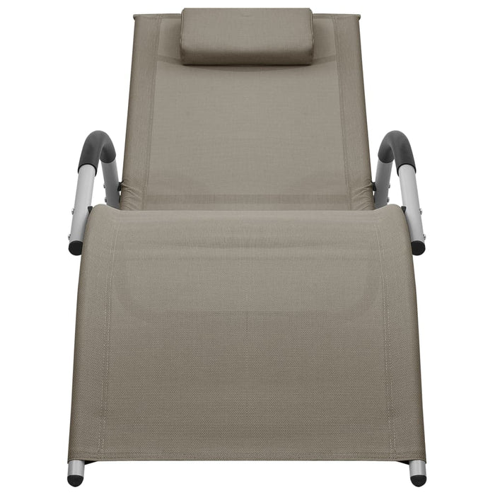 Lettini Prendisole 2 pz in Textilene Grigio Talpa e Grigiocod mxl 96536