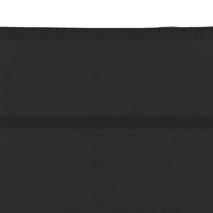 Lettino Prendisole in Textilene e Alluminio Nero cod mxl 20387