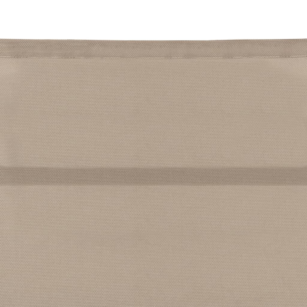 Lettino Prendisole in Textilene e Alluminio Crema 310522