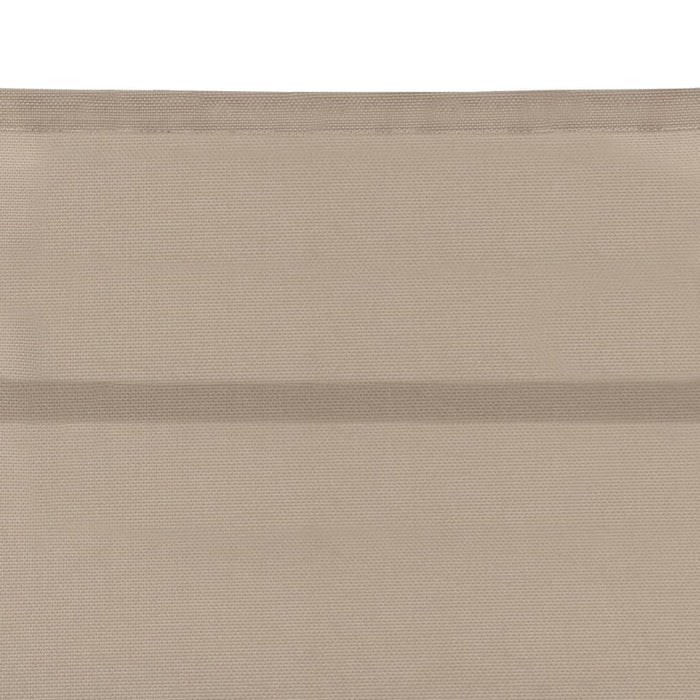 Lettino Prendisole in Textilene e Alluminio Crema 310522