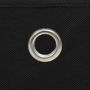 Contenitori 4 pz in Tessuto non Tessuto 28x28x28 cm Nero 325187