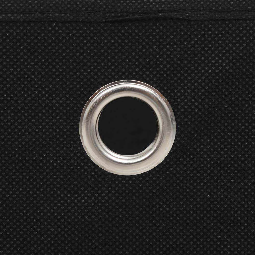 Contenitori 10 pz in Tessuto non Tessuto 28x28x28 cm Nero cod mxl 43136