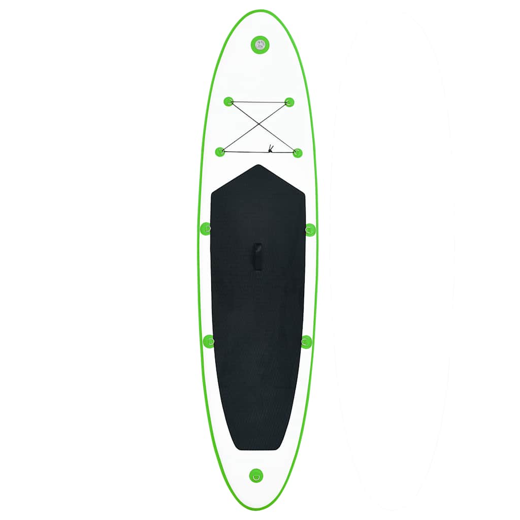 Set Tavola da SUP Gonfiabile Verde e Bianco 92734