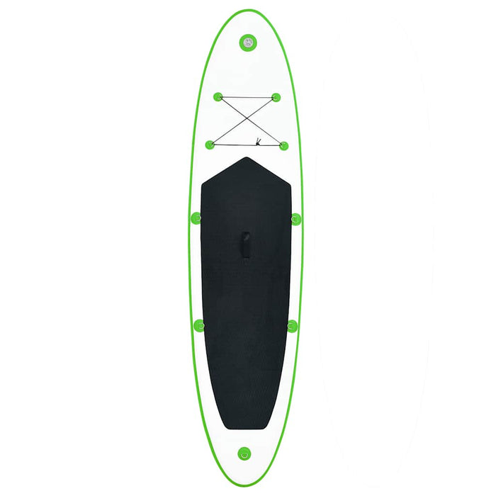 Set Tavola da SUP Gonfiabile Verde e Bianco 92734