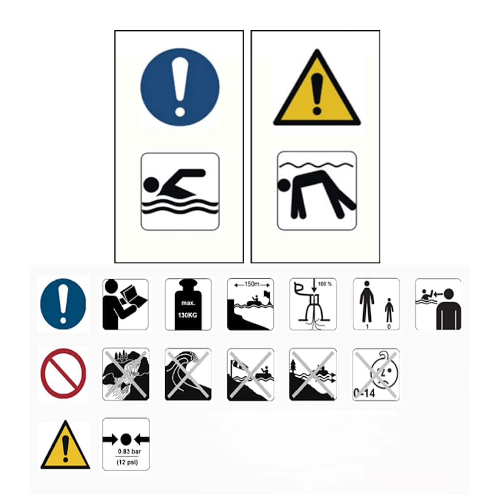 Set Tavola da SUP Gonfiabile Verde e Bianco 92734