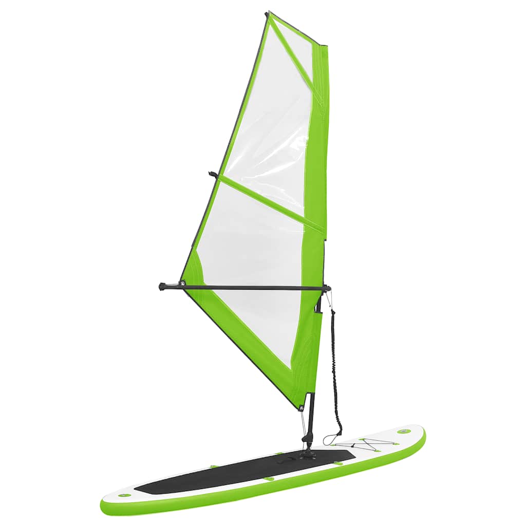 Set Tavola Gonfiabile da SUP con Vela Verde e Biancocod mxl 106995